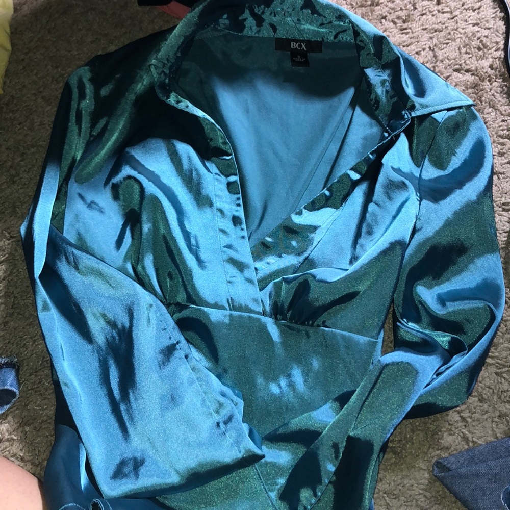 Silk blouse with NO BUTTONS